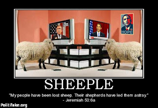 Sheeple meme Shepherds have led them astray republicans and democrats obama bush cnn fox news