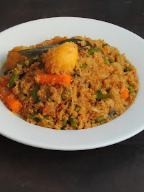 Dalia vegetable biriyani, vegetable broken wheat briyani