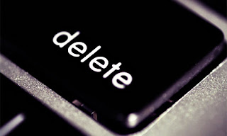 delete button, black keyboard, delete browser history