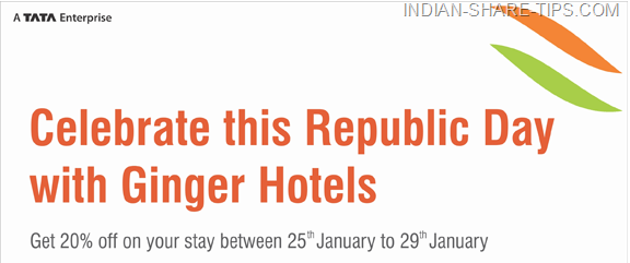ginger hotels discount offers