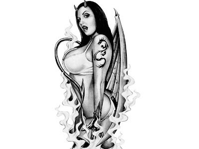 Girls Devil Tattoos