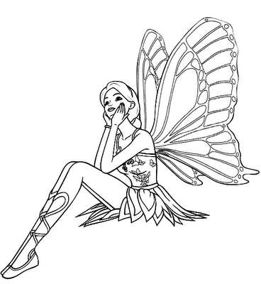 Fairy Coloring Pages on Give Your Little Girls Magical Fairy Coloring Pages