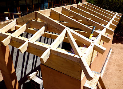 Alt. Build Blog: Building A Well House #4: Framing The Hip 