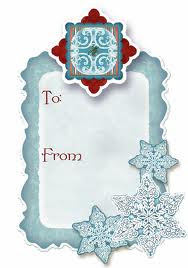 Christmas Gift Tag Clip Art