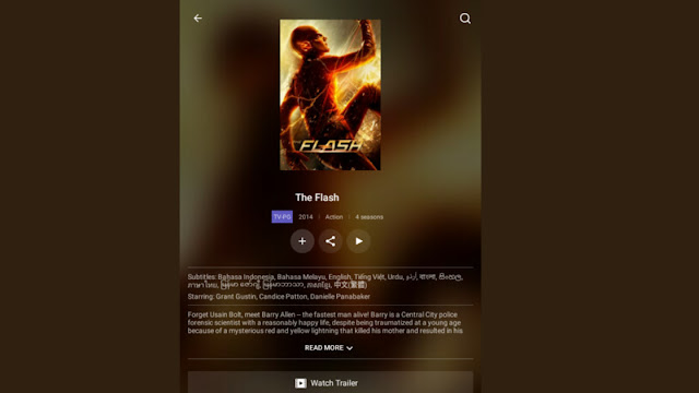 The Flash di Iflix