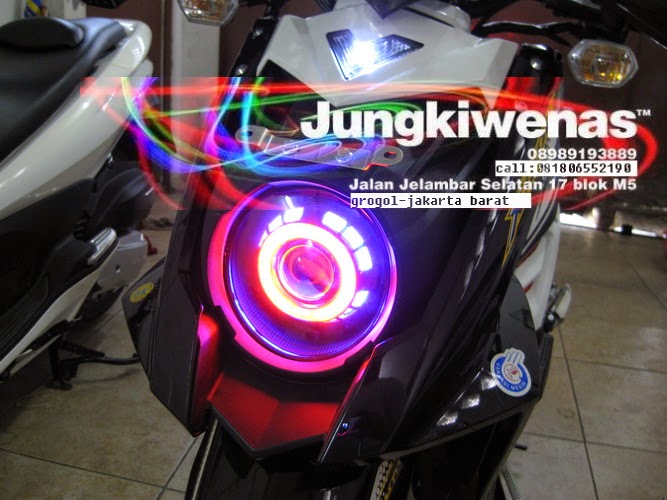 Juragan Lampu  Projie Hid Aes Led yamaha xride projie 