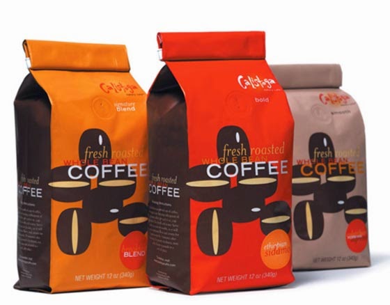 coffee bags with degassing valves