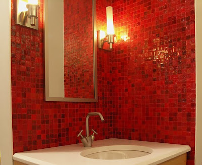 Bathroom ceramic tile