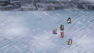 Romancing Saga 2 Remaster Battle Background Snowdrifts