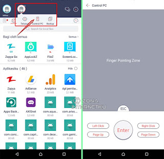 Cara Mengubah HP Android Menjadi Mouse Laptop Dan Komputer Via Zapya 3