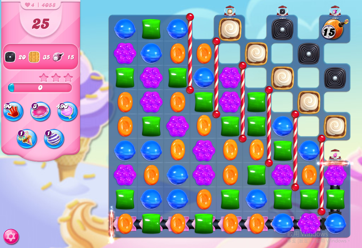 Candy Crush Saga level 4058