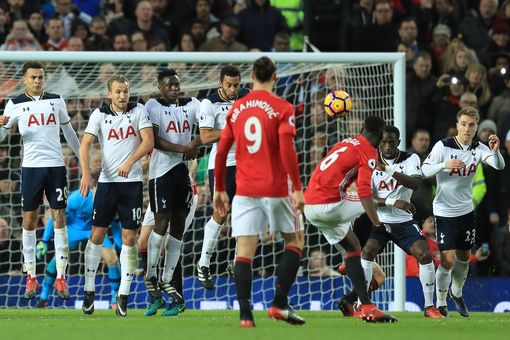 Here's the moment Pogba rattled the woodwork