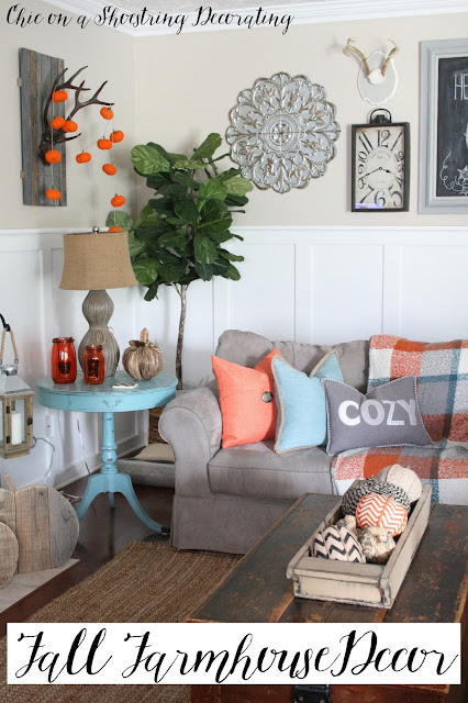 Fall Farmhouse Decor Chic on a Shoestring Decorating Blog