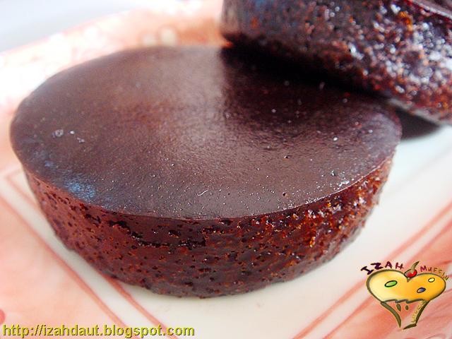 Izah Muffin Lover: Kek Coklat tanpa Telur Susu Dan Butter