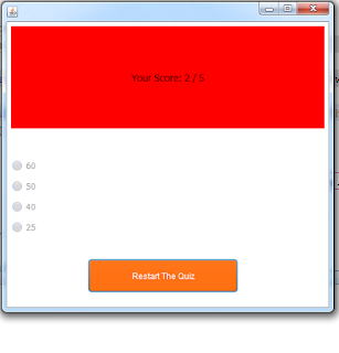 Java Quiz App 3