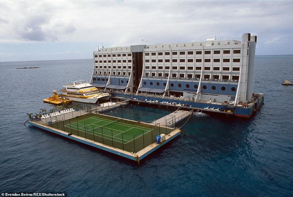 great barrier reef floating hotel