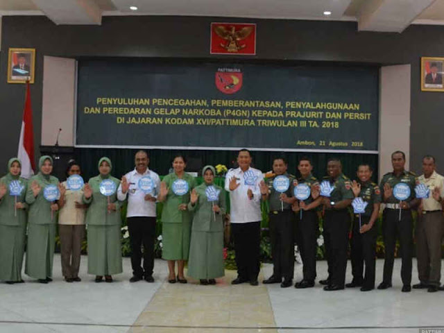 Kodam Pattimura Terima Penyuluhan P4GN