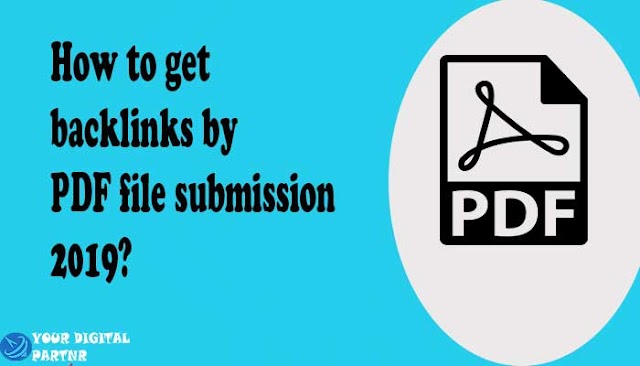 How to get backlinks by PDF file submission 