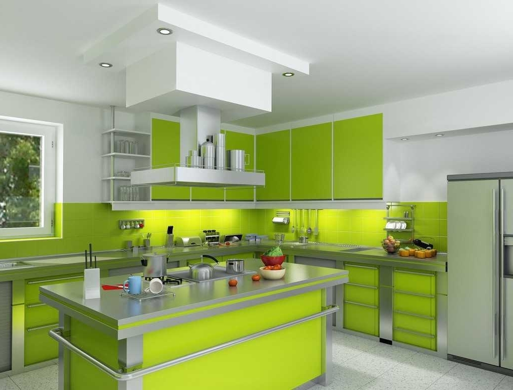 Kitchen Set Hijau Home Design