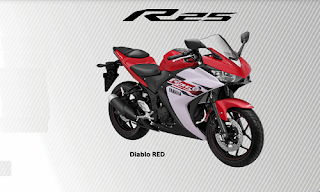 Spesifikasi, Warna, Fitur dan Harga Motor Yamaha R25 R-Shop terbaru Dealer Resmi Yamaha Jakarta