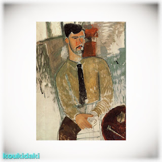 Amedeo Modigliani  (Portrait of Henri Laurens, 1915)