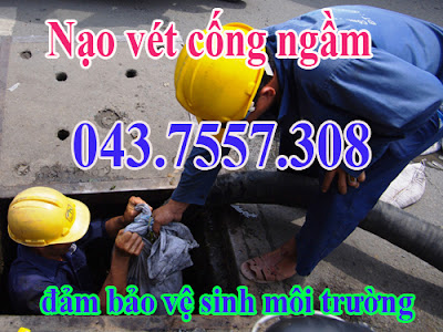  Dịch vụ nạo vét cống ngầm,nạo vét tốt nhất