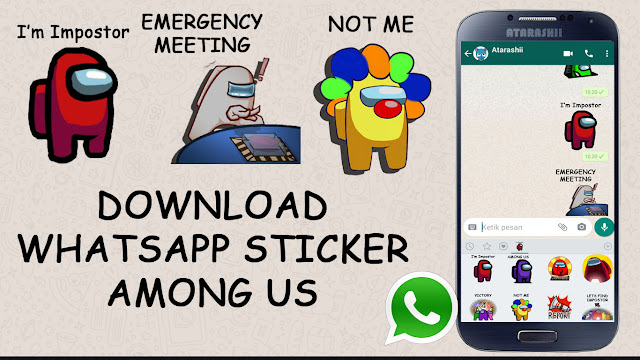 Download Stiker  Whatsapp  AMONG US