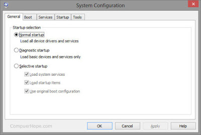 MSCONFIG pada Windows