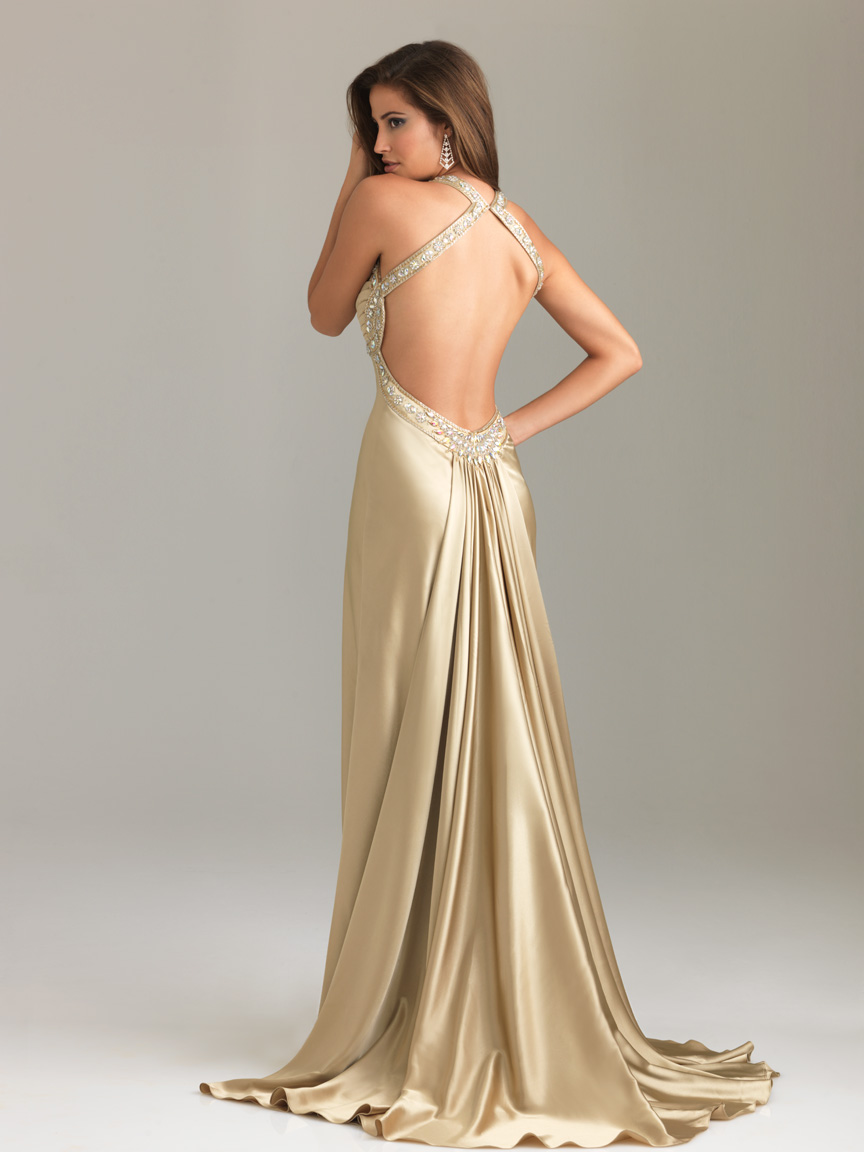 There are many types of backless prom dresses .There could be ...