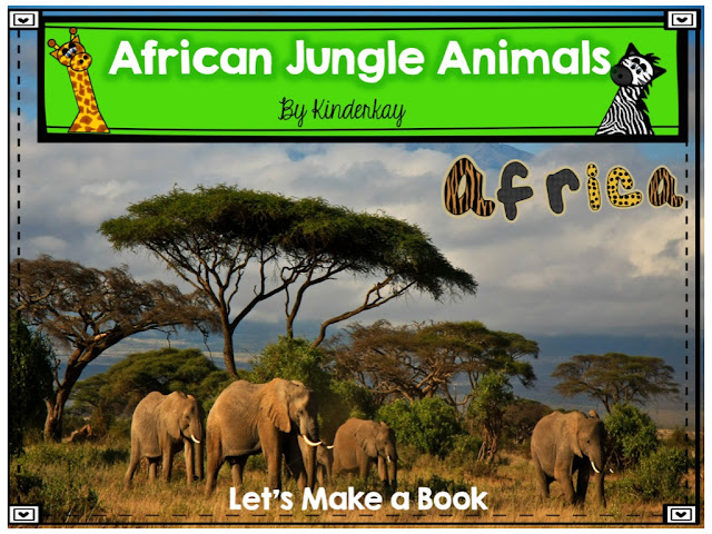 https://www.teacherspayteachers.com/Product/African-Jungle-Animals-Lets-Make-a-Book-137610