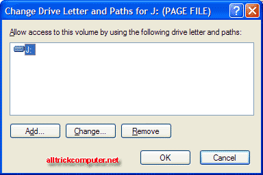 Change letter drive and paths