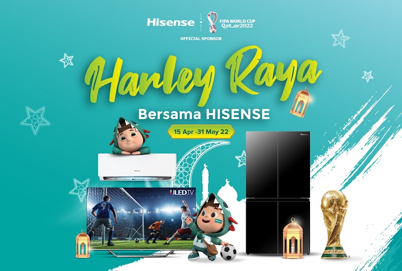HARLEY RAYA BERSAMA HISENSE OFFERS DISCOUNTS UP TO RM6,000 