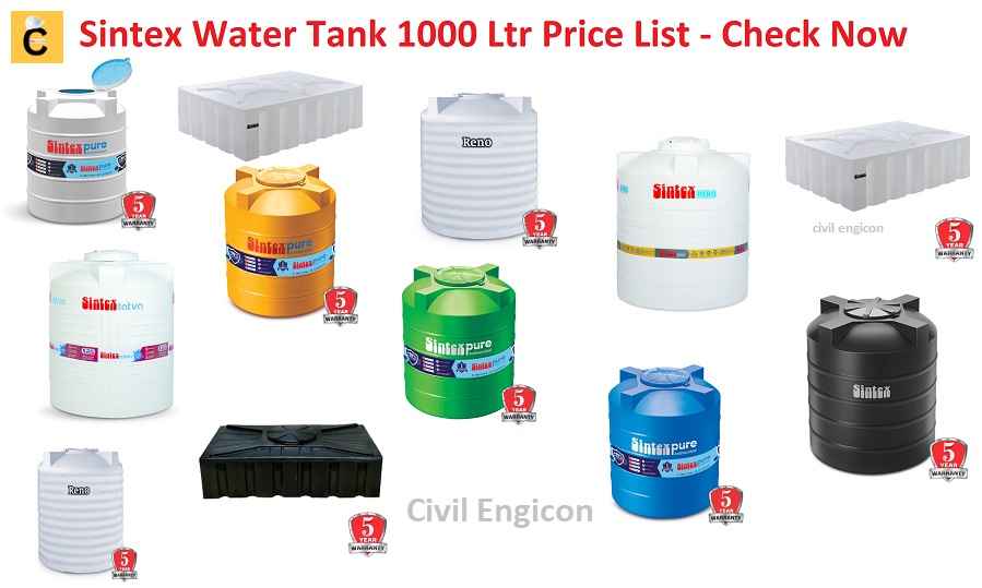 Sintex Water Tank 1000 Litter Price List 2023: Pro Tips To Buy