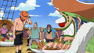 ワンピースアニメ インペルダウン編 424話 バギー エース | ONE PIECE Episode 424