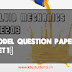 KTU Fluid Mechanics CE203 Model Question Paper-Set1