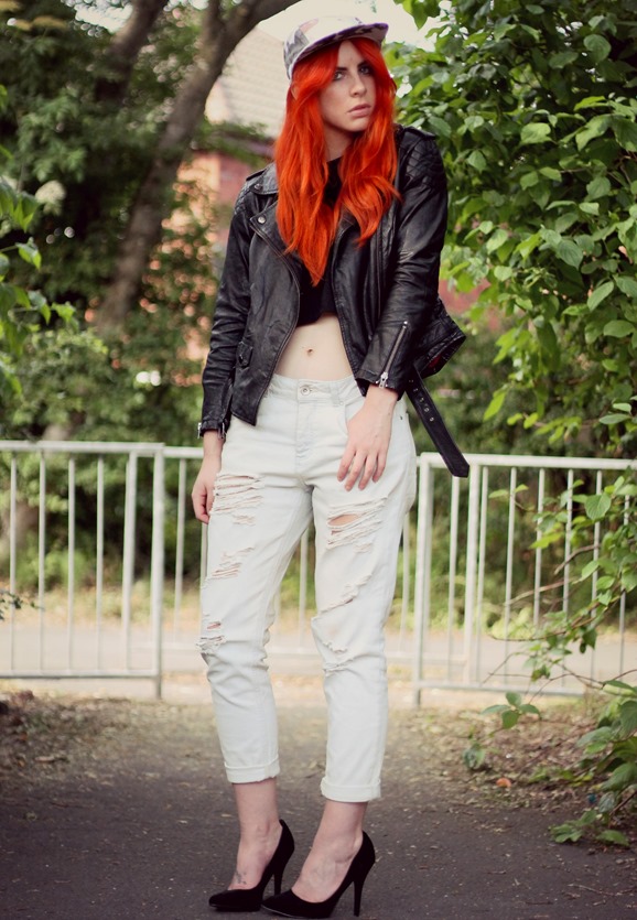 ASOS LEATHER BIKER JACKET 1
