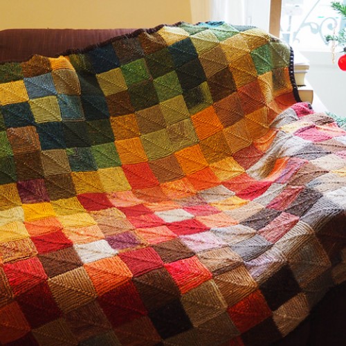 Generic Mitered Square Blanket - Free Pattern 