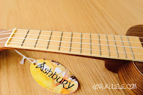 Ashbury AU-12S Soprano fingerboard