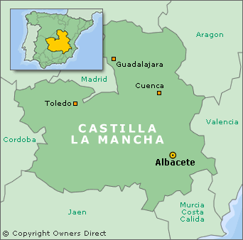 Castilla la Mancha Map Information