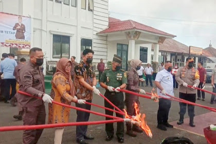 Pemusnahan Barang Bukti di Lampung Selatan Diapresiasi Bupati