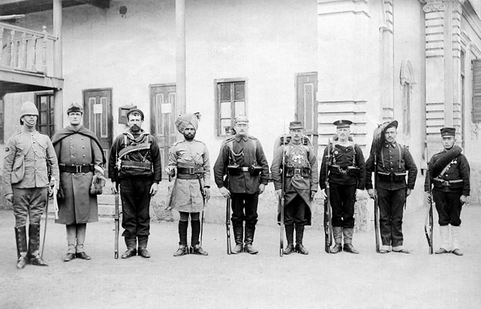 Troops of the Eight-Nation Alliance in 1900