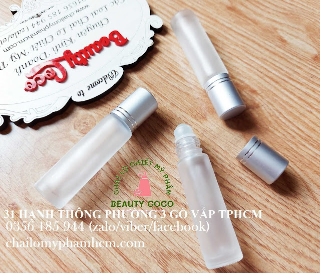 Chai bi lăn thủy tinh 10ml