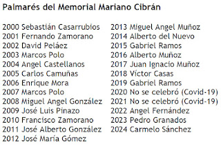 Memorial Mariano Cibrán Pesca