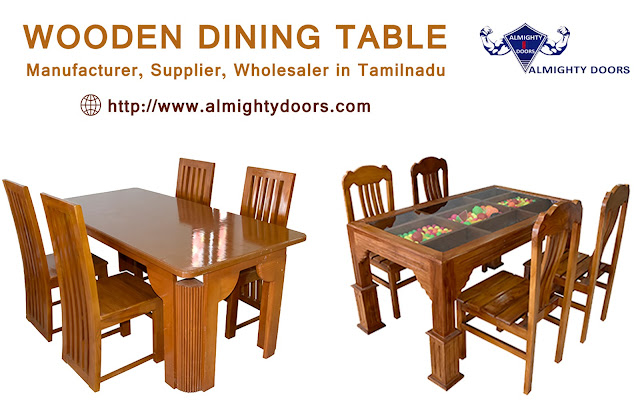 Wooden dining table wholesaler in tamilnadu