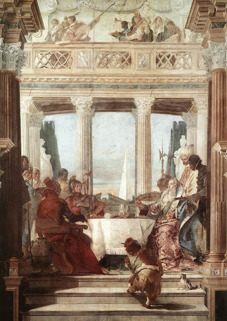 «Пир Клеопатры»,  Джованни Баттистой Тьеполо (1696–1770)