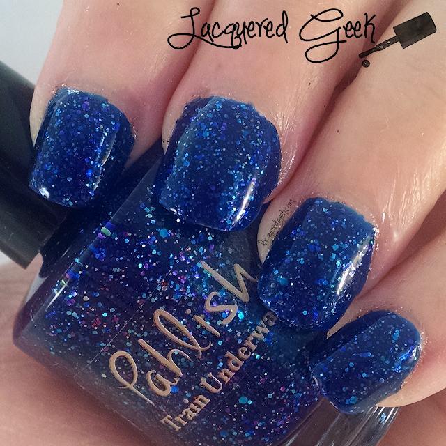 Pahlish Train Underwater nail polish swatch from LacqueredGeek