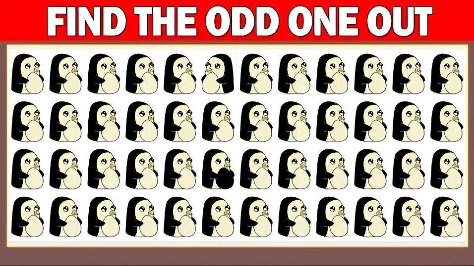 Optical Illusion: Find The Odd One Within 5 Seconds