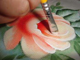 pintura em tecido como fazer rosas