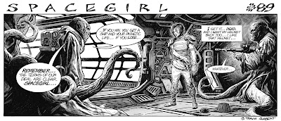 Spacegirl #89 by Travis Charest