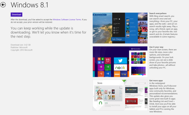 Upgrade to Windows 8.1 from earlier versions of Windows